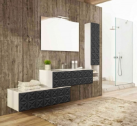 Мебель для ванной Cezares Lecce 105 nero laccato opaco