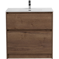 Тумба с раковиной BelBagno Kraft KRAFT39-700/390-2C-PIA-RT 70 напольная Rovere Tabacco