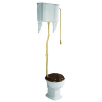 Унитаз VitrA Efes 6233B003-0075 с высоким бачком, золото