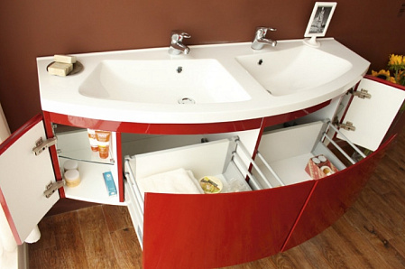 Тумба для комплекта BelBagno Prospero BB1400DC/BL 140 bianco lucido