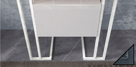 Металлические напольные конструкции Velvex Gelou 40 Ash