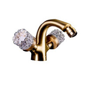 Смеситель Boheme Crystal 316-CRST для биде, бронза