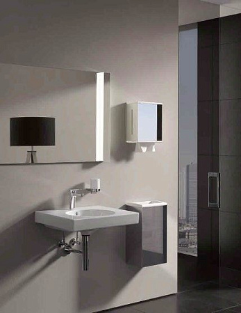 Держатель бумажных полотенец Keuco Collection Moll 12785010200 R алюминий серебристый/белый