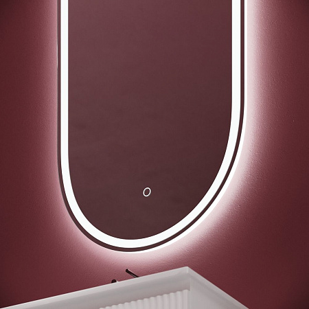 Зеркало Sancos Oval OV45F 45х90 с подсветкой