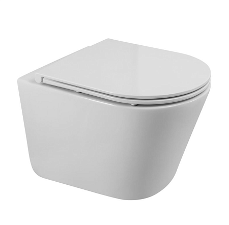 Унитаз подвесной BelBagno Flay-R BB053CH-TOR-FC смыв TORNADO