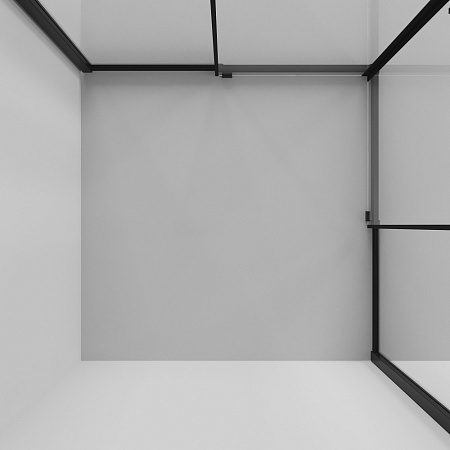 Душевой уголок Niagara Nova NG-6822-34BLACK 80x80x195 стекло прозрачное/профиль черный матовый