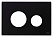 Лицевая панель Tece Loop Modular 9240674 черная