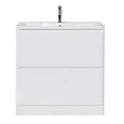 Тумба с раковиной BelBagno Albano ALBANO-700-2C-PIA-BL 70 напольная, bianco lucido