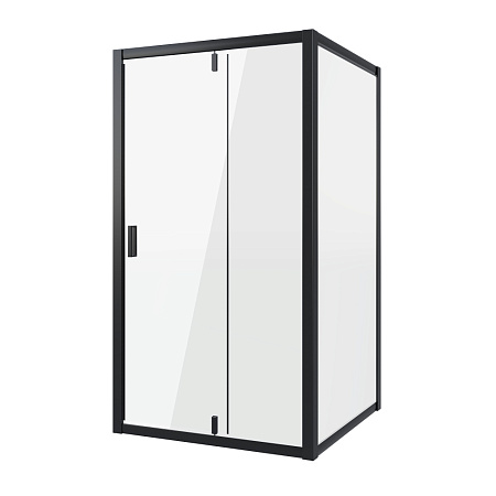 Душевой уголок Niagara Nova NG-83-8AВ+А80В 80х80 квадрат, прозрачное, черный