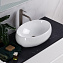 Раковина накладная BelBagno BB1085 48x34x15 белый - фото 3
