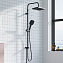 Душевая стойка Damixa Merkur 940000300 черный - фото 3