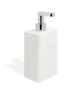 Дозатор для жидкого мыла Stil Haus Living LV30AP(08) настольный хром/белый