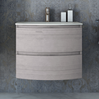 Тумба с раковиной Cezares Vague 54847 69 rovere sbiancato