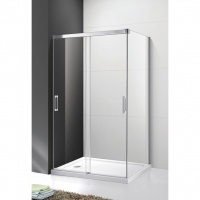 Душевой уголок Cezares Tandem-Soft TANDEM-SOFT-AH-2-120/100-P-Cr матовое стекло