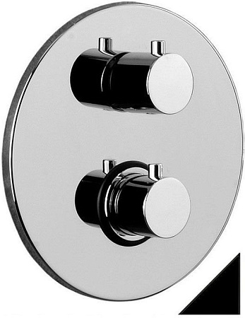 Смеситель Paffoni Light LIQ019NO для душа, черный матовый