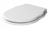 Крышка-сиденье ArtCeram Hermitage HEA005 с микролифтом, белый глянцевый/хром
