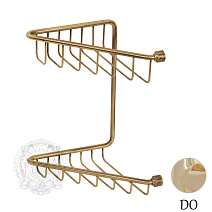 Полка-решетка Migliore Complementi 22054 угловая, двойная