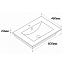 Мебельная раковина Aqwella Quadro 27181  60 - фото 2