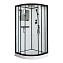 Душевая кабина Cerutti VIVA101B 100х100 черный