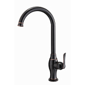 Смеситель GPD Tauro MTE150-O для кухонной мойки, черный