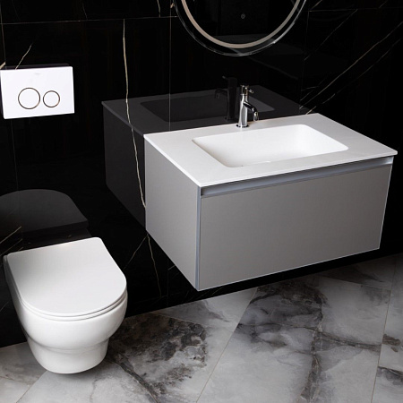 Унитаз подвесной Boheme Fiore 978-SET-MW белый матовый