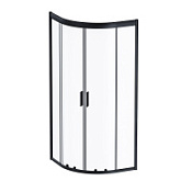 Душевой уголок AM.PM Gem W90G-401-080BT 80 профиль черный матовый (без поддона) TOTAL BLACK