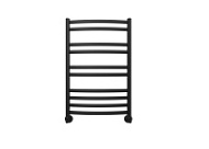 Полотенцесушитель водяной Aquatek Лугано AQ DOC1080BL 50х80 2-2-2-4 черный муар