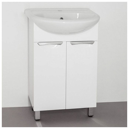 Мебельная раковина Style Line Уют 55 белый