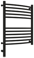 Полотенцесушитель электрический Сунержа Богема 3.0 выгнутая 31-5802-6050 600x500 черный матовый