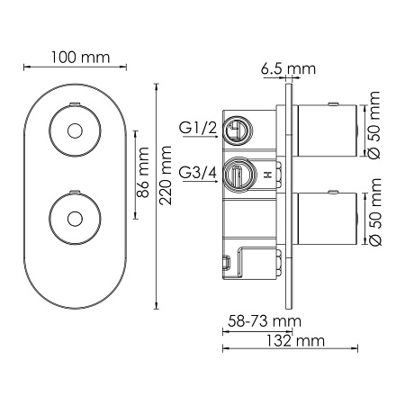 Душевой комплект WasserKRAFT Donau A14229 хром