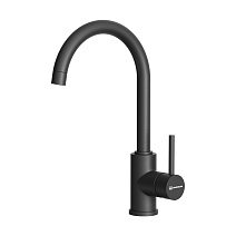 Смеситель Omoikiri Shinagawa-P-BL 4974106 для кухонной мойки, черный
