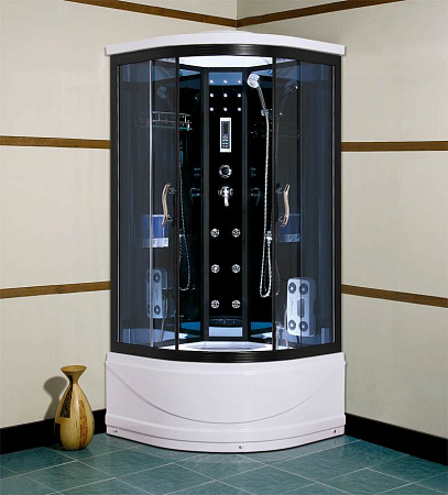 Душевая кабина Timo Standart T-1100 100x100x220 тонированное стекло/хром матовый