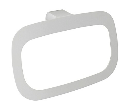 Полотенцедержатель WasserKRAFT Kammel K-8360WHITE кольцо, белый