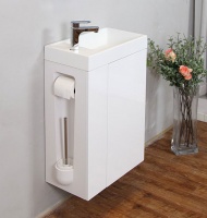 Мебель для ванной BelBagno Capella 50 L bianco laccato