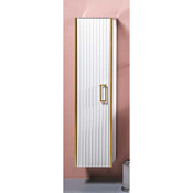 Шкаф-пенал Armadi Art Monaco 868-WG без ножек, белый/золото