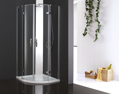 Душевой уголок Cezares Bergamo-R-2-90-P-Cr