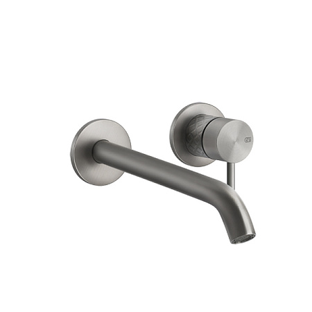 Смеситель Gessi 316 54186.239 для раковины, шлифованная сталь