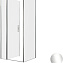 Душевой уголок Allen Brau Priority 3.31025.00 + 3.31040.00 90x80 хром - фото 2