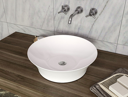 Раковина накладная Allen Brau Liberty 4.32002.20 белый