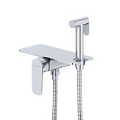 Гигиенический душ со смесителем Iddis Axes AXESBSHi08 с полочкой, хром