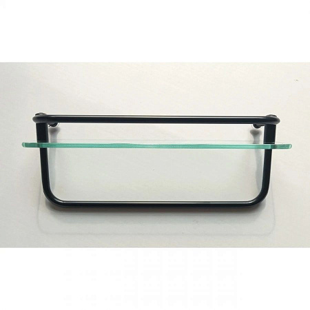 Душевая кабина Frank F412L Black 120x80 без крыши, стекло прозрачное, черный