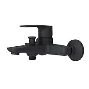 Смеситель AM.PM Gem F90A10022 для ванны с душем, черный TOTAL BLACK