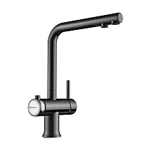 Смеситель Omoikiri Hotaru-GM-WH 4994053 для кухонной мойки, вороненая сталь