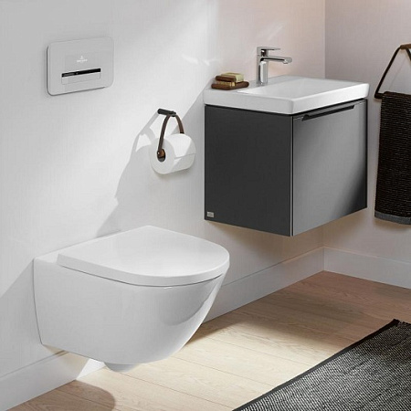 Унитаз подвесной Villeroy & Boch Subway 3.0 4670TSR1 альпийский белый CeramicPlus