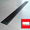 Решетка AlcaPlast PURE-300BLACK черный матовый - фото 3