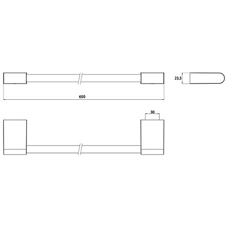 Полотенцедержатель Emco Flow 2760 001 60 хром