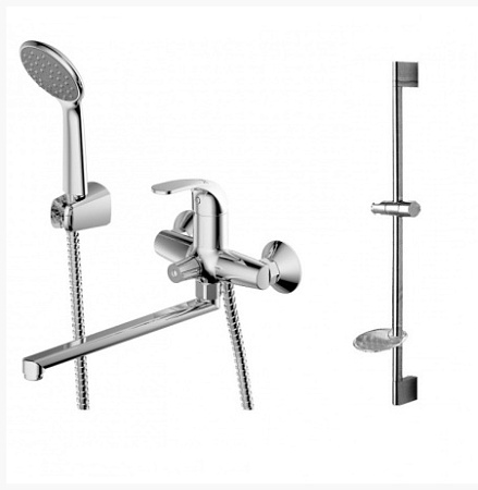 Комплект для ванной комнаты 2 -1 Bravat FIT F00416C