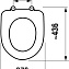 Сиденье без крышки Jika Olymp 8932823000631 - фото 3