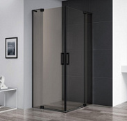 Душевой уголок Cezares Slider SLIDER-AH-2-70/80-100/110-BR-NERO бронза/профиль черный