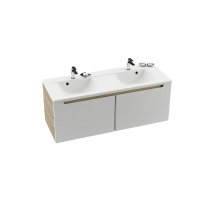 Тумба с раковиной Ravak Classic SD 1300 X000000943 подвесная, латте/белая